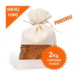 50 Adet Tarhana Kesesi 2 Kg lık (Pencereli)